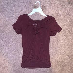 American Eagle Buttoned T-Shirt!